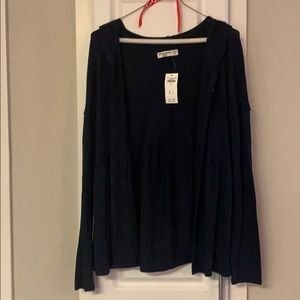 NWT Abercrombie kids girls 15/16 sweater hoodie